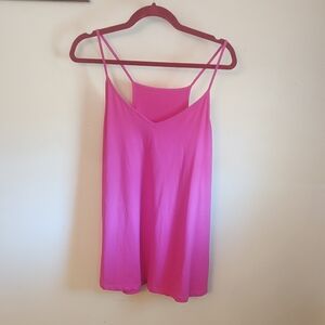 Classic Lightweight Pink Spaghetti-Strap Cami
